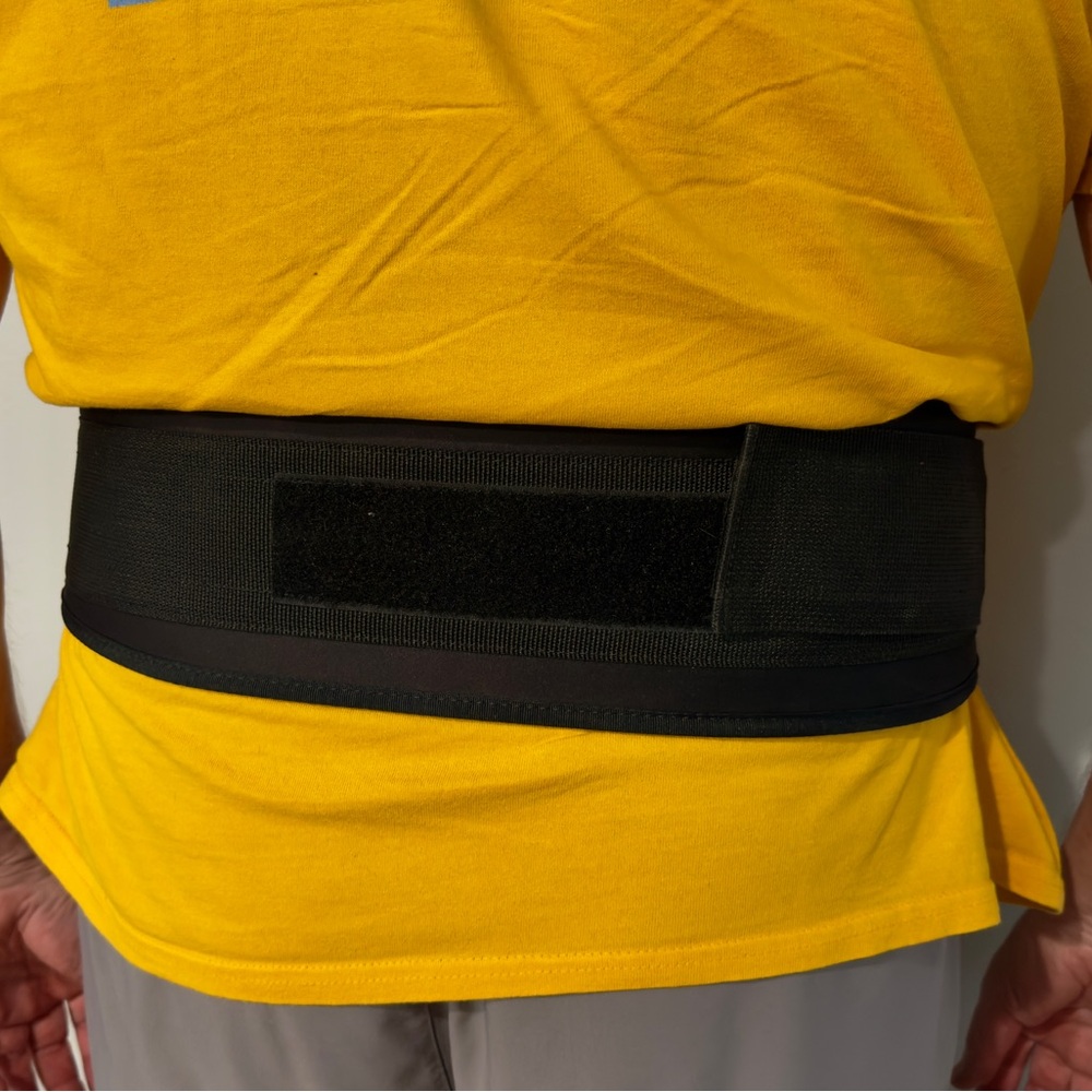 Valeo Weightlifting Belt Adjustable Nylon Gym Back Support Black Size XL - Picture 8 of 8
